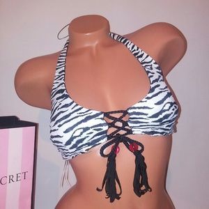 Victoria Secret Swim Bikini Top small Reversible